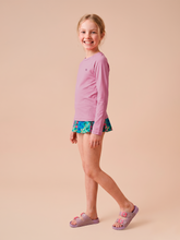 Laden Sie das Bild in den Galerie-Viewer, Image 03: Uv Line T-Shirt Longsleeve Uvpro Kids Rose Upf50+
