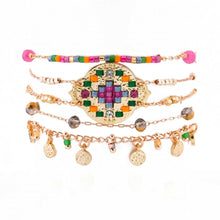 Carica l'immagine nel visualizzatore di Gallery, Product Front: Hipanema Bracelet Cuff Goldville Gold Hipanema
