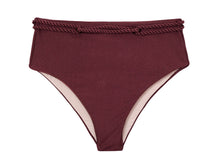 Carica l'immagine nel visualizzatore di Gallery, Product Front: Rio De Sol Bas Bottom Barolo Hotpants
