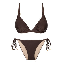 Carica l'immagine nel visualizzatore di Gallery, Product Front: Rio De Sol Ensemble Set Shimmer-Coffee Tri-Fixo Ibiza-Comfy
