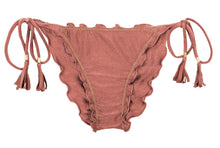 Laden Sie das Bild in den Galerie-Viewer, Product Front: Rio De Sol Bas Bottom Shimmer-Copper Frufru-Comfy
