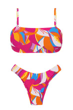 Carica l'immagine nel visualizzatore di Gallery, Product Front: Rio De Sol Ensemble Set Antelope Bandeau-Reto High-Leg
