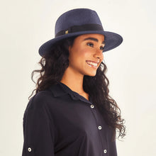 Carica l'immagine nel visualizzatore di Gallery, Image 04: Uv Line Chapeau Panama Hat Shanghai Imp Uni Navy Blue Upf50+
