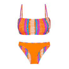 Laden Sie das Bild in den Galerie-Viewer, Product Back: Rio De Sol Ensemble Set Stripes Bandeau-Reto Essential-Comfy
