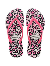 Charger l'image dans la galerie, Product Front: Havaianas Tongs Slim Animals White/Rose
