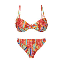 Laden Sie das Bild in den Galerie-Viewer, Product Front: Rio De Sol Ensemble Set Sea-Bloom Bandeau-Joy Nice

