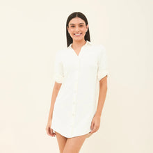 Carica l'immagine nel visualizzatore di Gallery, Image 04: Uv Line Chemise Shirtdress Copenhagen Offwhite Upf50+
