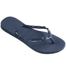 Carica l'immagine nel visualizzatore di Gallery, Product Front: Havaianas Tongs Slim Hardware Indigo Blue-Indigo Blue
