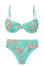 Carica l'immagine nel visualizzatore di Gallery, Product Front: Rio De Sol Ensemble Set Botanic Balconet Hotpant-Cos

