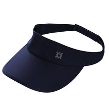 Laden Sie das Bild in den Galerie-Viewer, Product Front: Uv Line Visière Visor Athletic Dry Fem Navy Blue Upf50+
