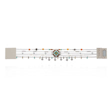 Carica l'immagine nel visualizzatore di Gallery, Product Back: Hipanema Bracelet Cuff Goldville Silver Hipanema
