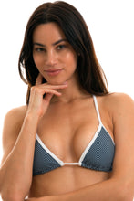 Laden Sie das Bild in den Galerie-Viewer, Gallery: Rio De Sol Haut Top Tri Micro Poa White
