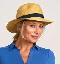 Laden Sie das Bild in den Galerie-Viewer, Image 02: Uv Line Chapeau Panama Hat Shanghai Imp Uni Sand Black Upf50+
