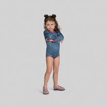 Laden Sie das Bild in den Galerie-Viewer, Image 03: Uv Line Maillot De Bain Bébé Macaquinho Baby Listras Upf50+
