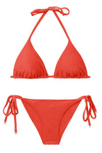 Charger l'image dans la galerie, Product Front: Rio De Sol Ensemble Set Malibu-Chili Tri-Inv Cheeky-Tie

