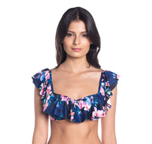 Carica l'immagine nel visualizzatore di Gallery, Image 02: Saha Haut Top Cumbia Floral Night
