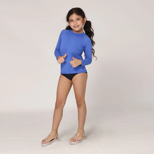 Carica l'immagine nel visualizzatore di Gallery, Image 03: Uv Line T-Shirt Longsleeve Uvpro Kids Bic Blue Upf50+

