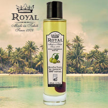 Laden Sie das Bild in den Galerie-Viewer, Product Front: Monoï Royal Monoi Oils Royal Monoi Tamanu 15% 100 Ml + Graine Glass Bottle
