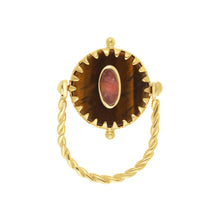 Laden Sie das Bild in den Galerie-Viewer, Model Front: Hipanema Bague Miamor Amber Hipanema
