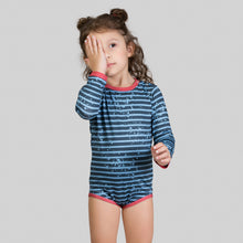 Charger l'image dans la galerie, Image 07: Uv Line Maillot De Bain Bébé Macaquinho Baby Listras Upf50+
