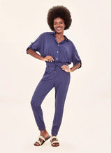 Laden Sie das Bild in den Galerie-Viewer, Image 05: Uv Line Pantalon De Plage Pants Fem Basic Navy Blue Upf50+

