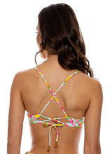 Charger l'image dans la galerie, Model Back: Luli Fama Haut Top Sweetheart Limoncello

