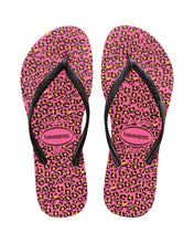 Carica l'immagine nel visualizzatore di Gallery, Image 03: Havaianas Tongs Havaianas Slim Animals Shocking Pink
