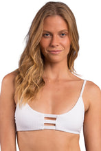 Laden Sie das Bild in den Galerie-Viewer, Gallery: Rio De Sol Haut Top Bora-White Bra-Trio
