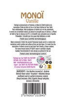 Carica l'immagine nel visualizzatore di Gallery, Product Back: Tevi Monoi Oils Monoi Traditionnel Vanille 120Ml
