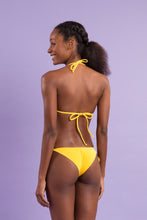 Carica l&#39;immagine nel visualizzatore di Gallery, Malibu-Yellow Tri-Inv Cheeky-Krawatten-Set
