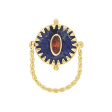 Carica l'immagine nel visualizzatore di Gallery, Model Front: Hipanema Bague Miamor Blue Hipanema
