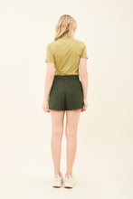 Carica l'immagine nel visualizzatore di Gallery, Model Back: Uv Line Fitness Bas Short Race Verde Militar Upf50+
