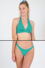 Laden Sie das Bild in den Galerie-Viewer, Model Front: Rio De Sol Ensemble Set Opal Halter-Cos Essential-Comfy
