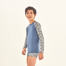 Charger l'image dans la galerie, Image 02: Uv Line T-Shirt Rash Guard Kids Costela Aco Off White Upf50+
