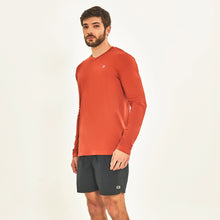 Charger l'image dans la galerie, Image 02: Uv Line T-Shirt Longsleeve Sport Fit Ferrugem Upf50+
