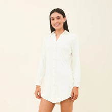 Carica l'immagine nel visualizzatore di Gallery, Image 02: Uv Line Chemise Shirtdress Copenhagen Offwhite Upf50+
