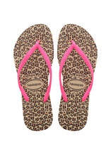Carica l'immagine nel visualizzatore di Gallery, Image 04: Havaianas Tongs Havaianas Slim Animals Sandgrey/Pink
