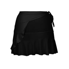 Carica l'immagine nel visualizzatore di Gallery, Product Back: Rio De Sol Jupe De Page Mini Skirt Nero
