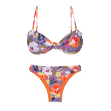 Laden Sie das Bild in den Galerie-Viewer, Product Front: Rio De Sol Ensemble Set Garden-Flower Bandeau-Joy Essential
