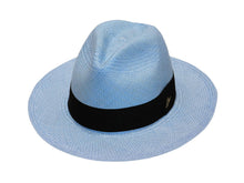 Carica l'immagine nel visualizzatore di Gallery, Model Front: De Punta En Blanco Chapeau Panama Classic Sky
