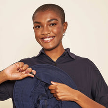 Charger l'image dans la galerie, Image 06: Uv Line Chapeau Souple/Capeline Hat Paris Ville L Fem Blue White Upf50+
