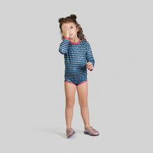 Laden Sie das Bild in den Galerie-Viewer, Image 06: Uv Line Maillot De Bain Bébé Macaquinho Baby Listras Upf50+

