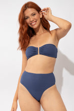 Laden Sie das Bild in den Galerie-Viewer, Image 07: Rio De Sol Bas Bottom Carmel-Blue Hotpants
