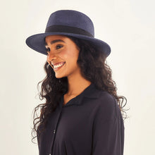 Carica l'immagine nel visualizzatore di Gallery, Image 02: Uv Line Chapeau Panama Hat Shanghai Imp Uni Navy Blue Upf50+
