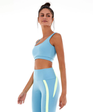 Laden Sie das Bild in den Galerie-Viewer, Image 02: Alto Giro Fitness Haut Top Blackout Costas Regata Azul Waters
