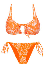 Carica l'immagine nel visualizzatore di Gallery, Product Front: Rio De Sol Ensemble Set Trail-Orange Tank-Tie Ibiza-Comfy
