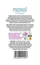 Laden Sie das Bild in den Galerie-Viewer, Product Back: Tevi Monoi Oils Monoi Gourmand Tipanier 120Ml
