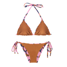 Carica l'immagine nel visualizzatore di Gallery, Product Back: Rio De Sol Ensemble Set Amore-Pink Tri-Inv Lacinho
