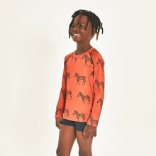 Laden Sie das Bild in den Galerie-Viewer, Image 02: Uv Line T-Shirt Longsleeve Acqua Zebra Inf Upf50+
