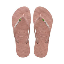 Charger l'image dans la galerie, Product Front: Havaianas Tongs Havaianas Slim Brasil Rosa Crocus
